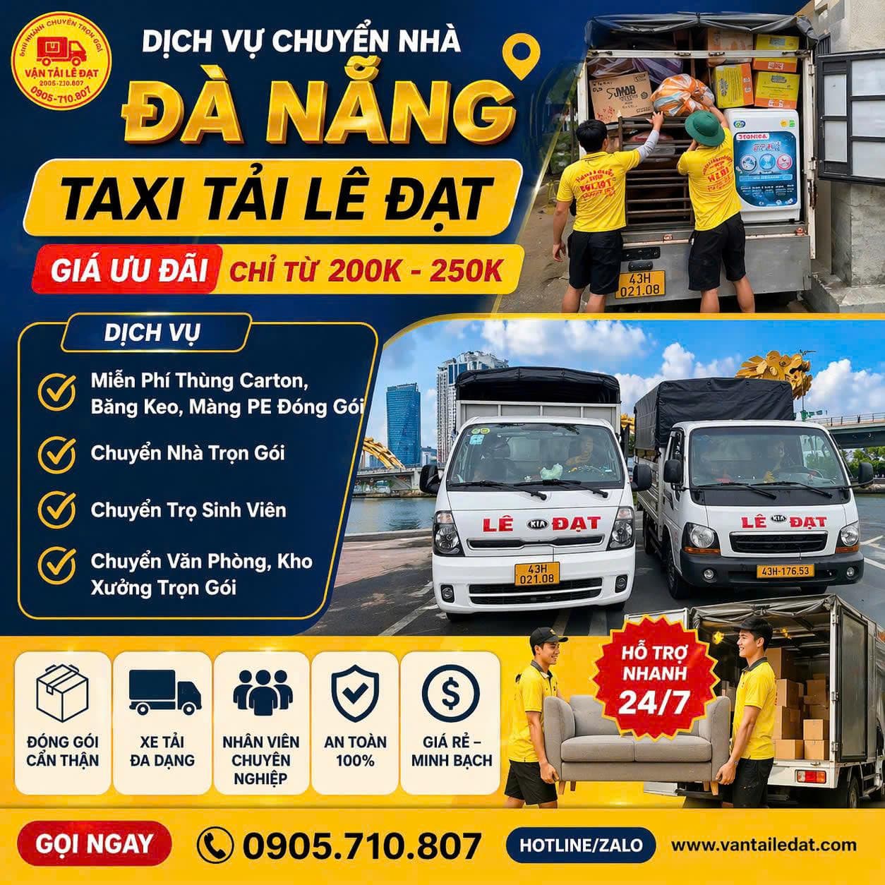 Nhân viên Taxi Tải Lê Đạt